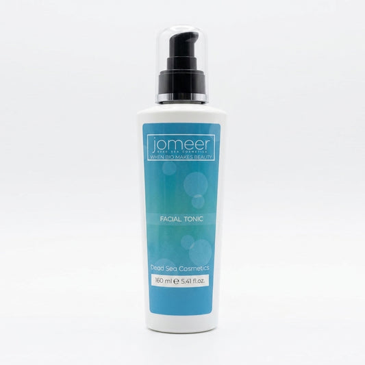 Dead Sea Facial Toner bottle by BYS with rose water and aloe vera