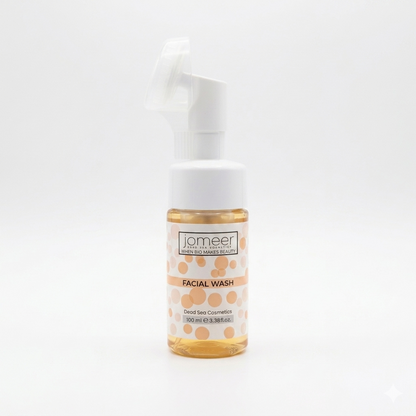Dead Sea Facial Wash bottle by BYS with honey and sage extract