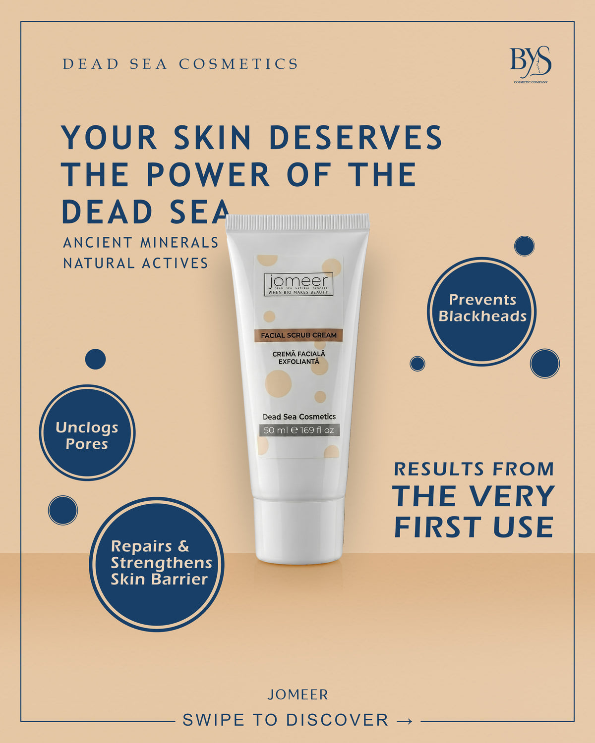 Dead Sea Facial Scrub Cream